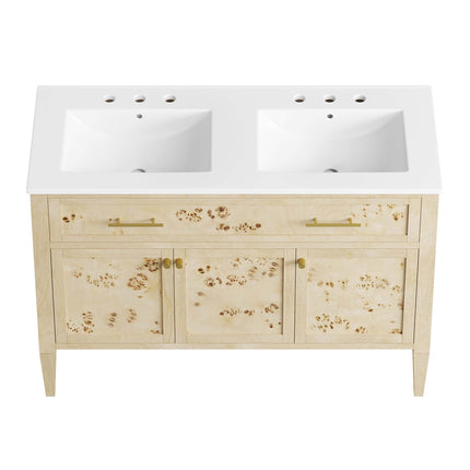 Modway EEI-6454 Elysian 48" Double Sink Bathroom Vanity Modway