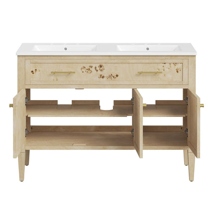 Modway EEI-6454 Elysian 48" Double Sink Bathroom Vanity Modway