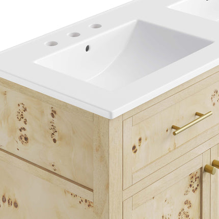 Modway EEI-6454 Elysian 48" Double Sink Bathroom Vanity Modway