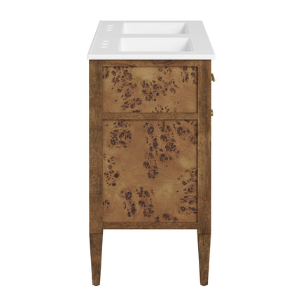 Modway EEI-6456 Elysian 48" Wood Double Sink Bathroom Vanity Modway