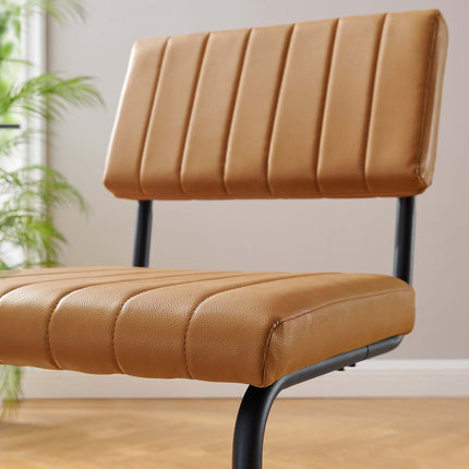 Modway EEI-6470 Parity Vegan Leather Dining Side Chairs Set of 2 Modway