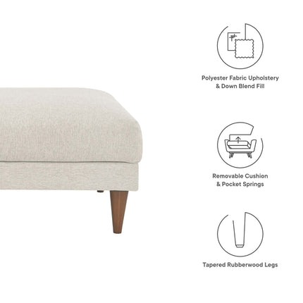 Modway EEI-6481 Zoya Down Filled Overstuffed Ottoman Modway