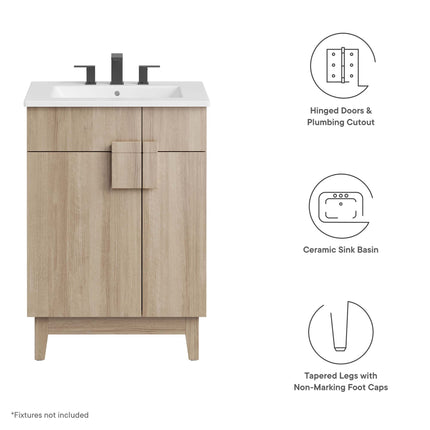 Modway EEI-6482 Miles 24" Bathroom Vanity Modway