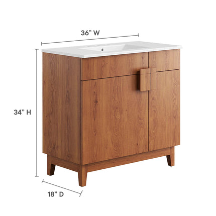 Modway EEI-6484 Miles 36" Bathroom Vanity Modway