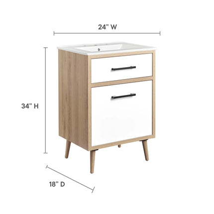 Modway EEI-6498 Maverick 24" Bathroom Vanity Modway
