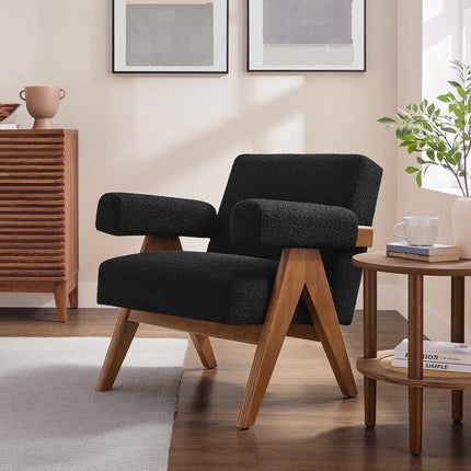 Modway EEI-6502 Lyra Boucle Fabric Armchair Modway