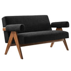 Black / Boucle Fabric
