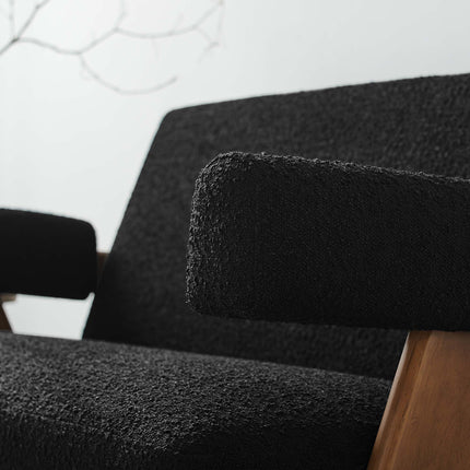 Modway EEI-6504 Lyra Boucle Fabric Loveseat Modway