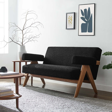 Modway EEI-6504 Lyra Boucle Fabric Loveseat Modway