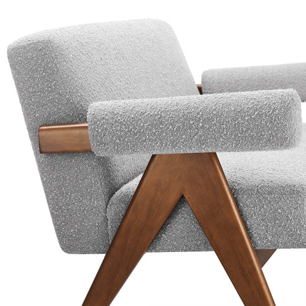 Modway EEI-6504 Lyra Boucle Fabric Loveseat Modway