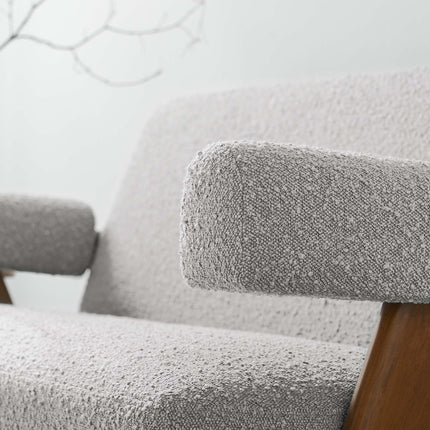 Modway EEI-6504 Lyra Boucle Fabric Loveseat Modway