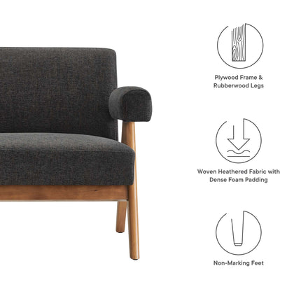 Modway EEI-6505 Lyra Fabric Loveseat Modway