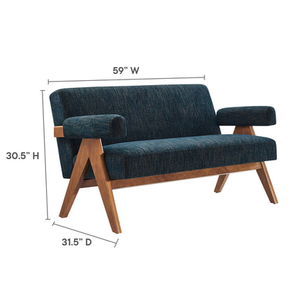 Modway EEI-6505 Lyra Fabric Loveseat Modway