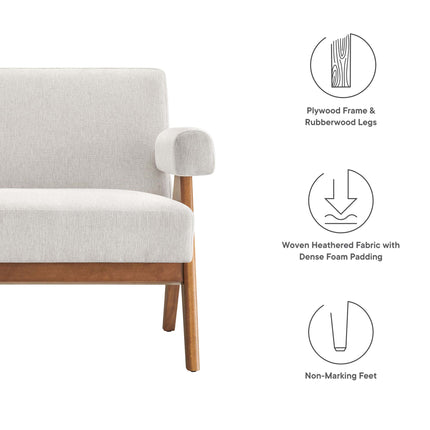 Modway EEI-6505 Lyra Fabric Loveseat Modway