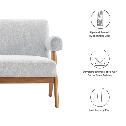 Modway EEI-6505 Lyra Fabric Loveseat Modway