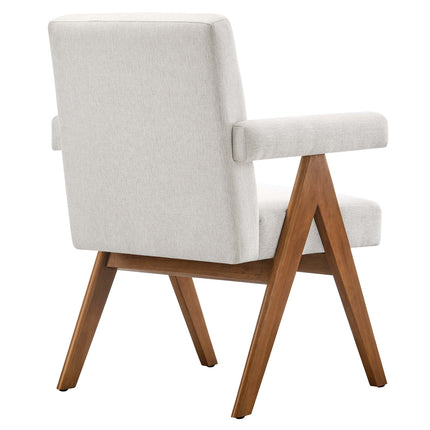 Modway EEI-6507 Lyra Fabric Dining Room Chair Set of 2 Modway