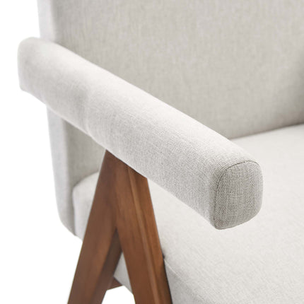 Modway EEI-6507 Lyra Fabric Dining Room Chair Set of 2 Modway