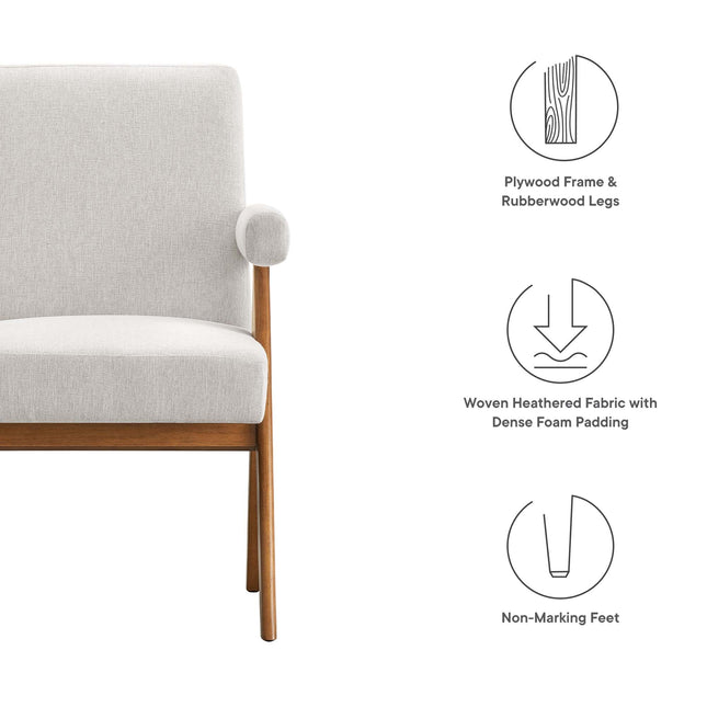 Modway EEI-6507 Lyra Fabric Dining Room Chair Set of 2 Modway
