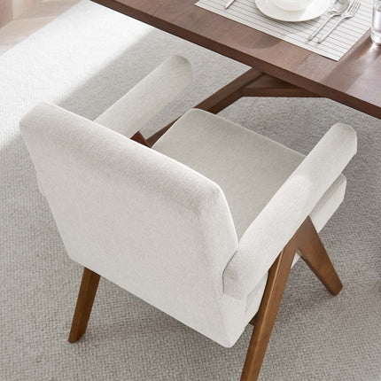 Modway EEI-6507 Lyra Fabric Dining Room Chair Set of 2 Modway
