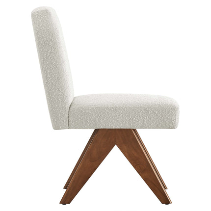 Modway EEI-6508 Lyra Boucle Fabric Dining Room Side Chair Set of 2 Modway