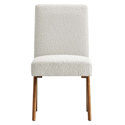 Modway EEI-6508 Lyra Boucle Fabric Dining Room Side Chair Set of 2 Modway