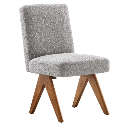 Modway EEI-6508 Lyra Boucle Fabric Dining Room Side Chair Set of 2 Modway