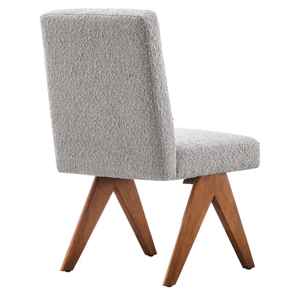 Modway EEI-6508 Lyra Boucle Fabric Dining Room Side Chair Set of 2 Modway
