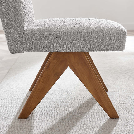 Modway EEI-6508 Lyra Boucle Fabric Dining Room Side Chair Set of 2 Modway