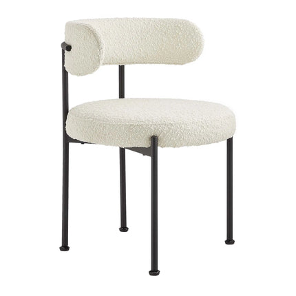 Modway EEI-6516 Albie Boucle Fabric Dining Chairs Set of 2 Modway