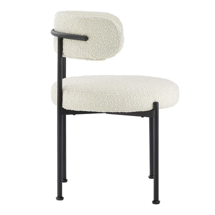 Modway EEI-6516 Albie Boucle Fabric Dining Chairs Set of 2 Modway