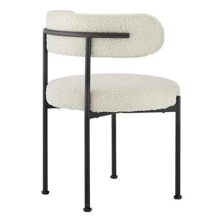 Modway EEI-6516 Albie Boucle Fabric Dining Chairs Set of 2 Modway