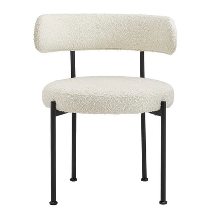 Modway EEI-6516 Albie Boucle Fabric Dining Chairs Set of 2 Modway