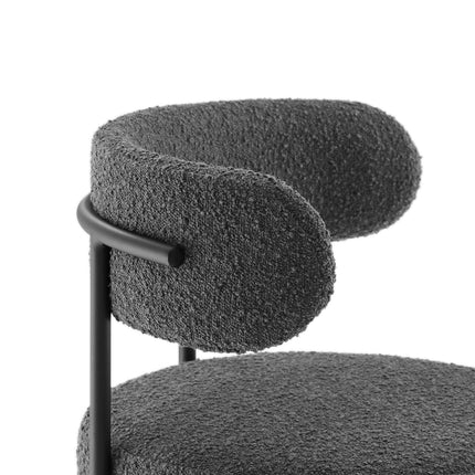 Modway EEI-6518 Albie Boucle Fabric Counter Stools Set of 2 Modway