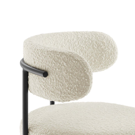 Modway EEI-6518 Albie Boucle Fabric Counter Stools Set of 2 Modway
