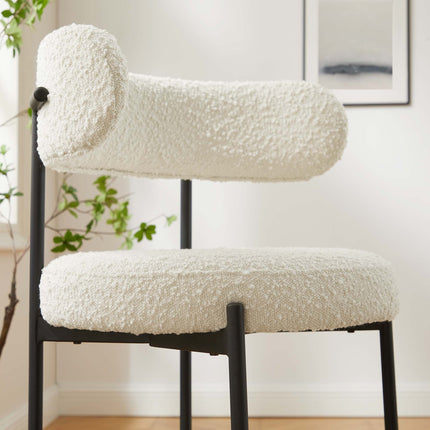 Modway EEI-6518 Albie Boucle Fabric Counter Stools Set of 2 Modway