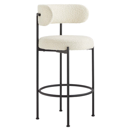 Modway EEI-6520 Albie Boucle Fabric Bar Stools Set of 2 Modway