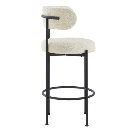 Modway EEI-6520 Albie Boucle Fabric Bar Stools Set of 2 Modway