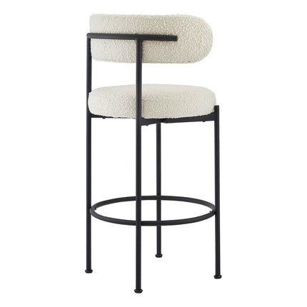 Modway EEI-6520 Albie Boucle Fabric Bar Stools Set of 2 Modway