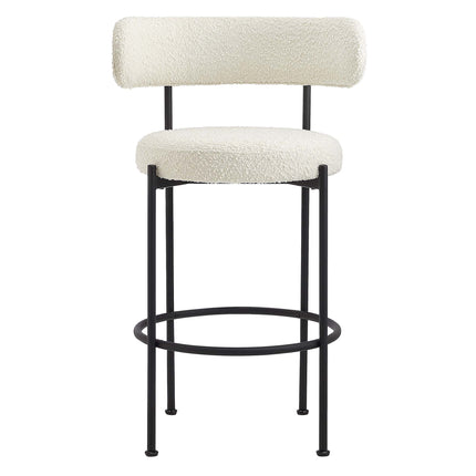 Modway EEI-6520 Albie Boucle Fabric Bar Stools Set of 2 Modway