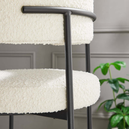 Modway EEI-6520 Albie Boucle Fabric Bar Stools Set of 2 Modway