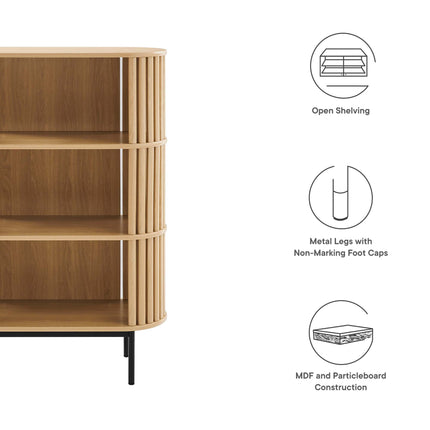 Modway EEI-6524 Fortitude Three Tier Display Cabinet Modway