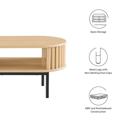 Modway EEI-6525 Fortitude Wood Coffee Table Modway