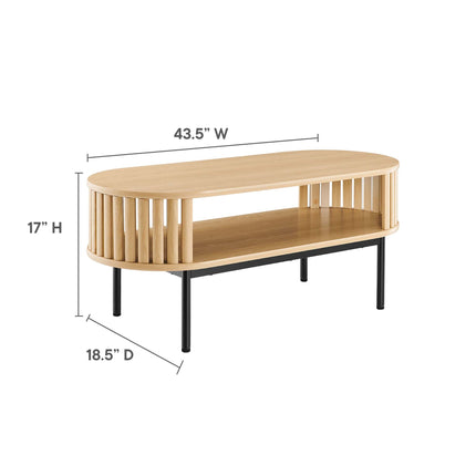 Modway EEI-6525 Fortitude Wood Coffee Table Modway