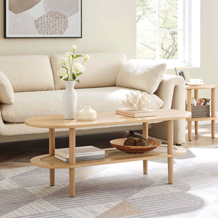 Modway EEI-6526 Torus Oval Coffee Table - Plaza Home Decor