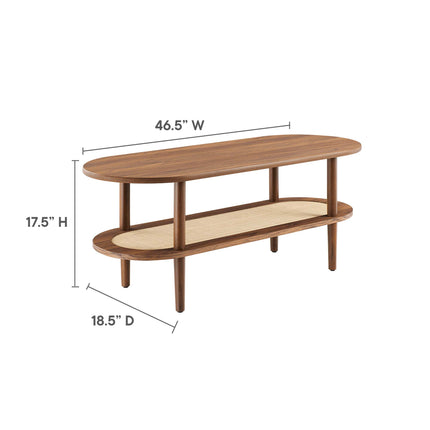 Modway EEI-6526 Torus Oval Coffee Table - Plaza Home Decor