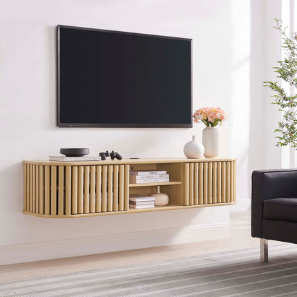 Modway EEI-6528 Fortitude 63" Wall-Mounted TV Stand Modway