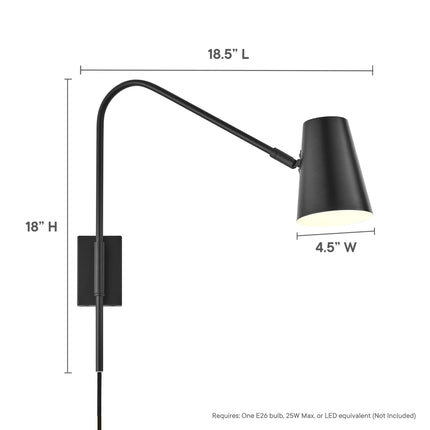 Modway EEI-6532 Faye Metal Wall Sconce Modway