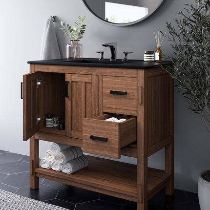 Modway EEI-6535 Ashlyn 36" Wood Bathroom Vanity Modway