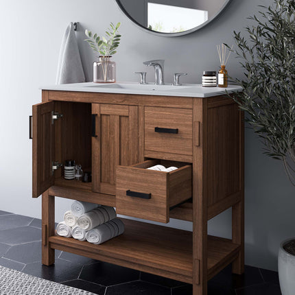 Modway EEI-6535 Ashlyn 36" Wood Bathroom Vanity Modway