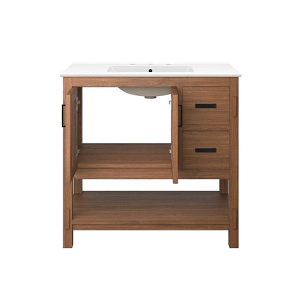 Modway EEI-6535 Ashlyn 36" Wood Bathroom Vanity Modway